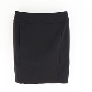 Apt. 9 The Torie Skirt Straight Knee Length‎ Womens Size 8 Black Polyester Blend